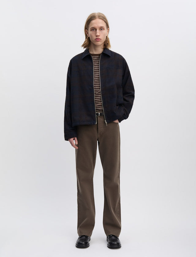 ANOTHER Overshirt 3.0, Navy/Brown Check