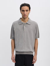 Another Polo Shirt 3 0 Light Grey Melange