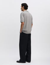 Another Polo Shirt 3 0 Light Grey Melange