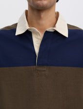 Another Rugby Polo 1 0 Brown Stripe