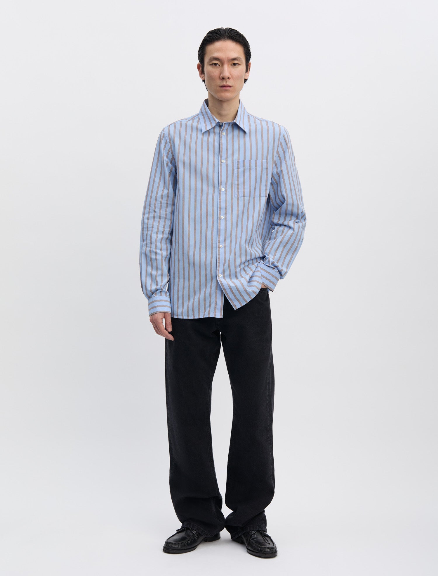 Another Shirt 3 0 Brown Stripe