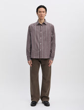 ANOTHER Shirt 4.0 JPN, Brown Stripe