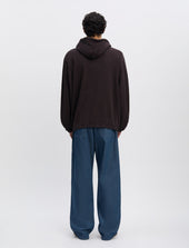 Another Zip Hoodie 1 0 Dark Brown