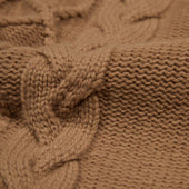 Cashmere Wool Chalet Cable Sweater In