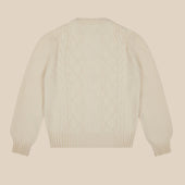 Cashmere Wool Chalet Cable Sweater In