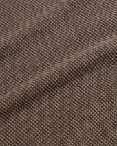ARIZ LONG SLEEVE CREWNECK - FALCON BROWN LIGHTWEIGHT TECH COTTON THERMAL