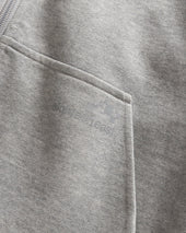 ARROTT FULLZIP SWEATSHIRT - PRACTICE HEATHER 19oz. ALL COTTON LOOPBACK TERRY FLEECE