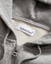ARROTT FULLZIP SWEATSHIRT - PRACTICE HEATHER 19oz. ALL COTTON LOOPBACK TERRY FLEECE