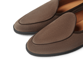 Stride Loafers In Deep Glove Suede Dark Sole