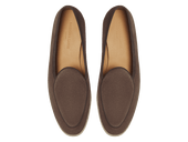 Stride Loafers In Fiji Glove Suede With Natural Sole