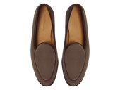Stride Loafers In Deep Glove Suede Dark Sole