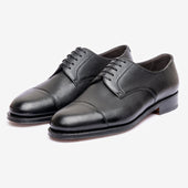 Cap Toe Derby - Black Deer Leather - Rui Last