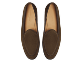 Stride Loafers In Northern Green Glove Suede Dark Sole