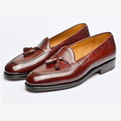 Ivy Loafer Burgundy Rufer Last
