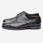 Cap Toe Derby - Black Deer Leather - Rui Last