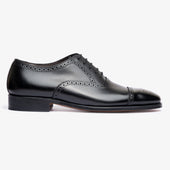 Semi Brogue Oxford - Black - Blake Line