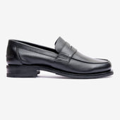 Unlined Moccasin - Noir - Armin Last