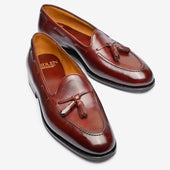 Ivy Loafer Burgundy Rufer Last
