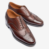 Wingtip Oxford Reindeer Calf Chip Last Founders 25
