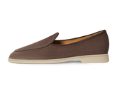 Stride Loafers In Fiji Glove Suede With Natural Sole