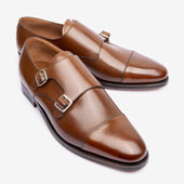 Double Monk - Brown - Zip Last