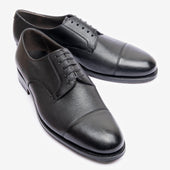 Cap Toe Derby - Black Deer Leather - Rui Last
