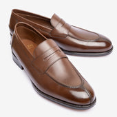 Y-Tip Penny Loafer - Brown - Blake Line
