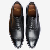 Semi Brogue Oxford - Black - Blake Line