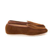 Artizan Belgian Slipper Snuff Janus Calf Suede
