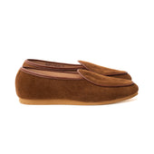 Artizan Belgian Slipper Snuff Janus Calf Suede
