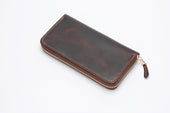 The Ascot Zip Round Leather Purse