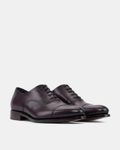 Ashford Oxblood Cap Toe Oxford with Half-Rubber Soles - 675