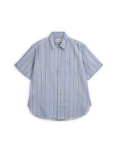 Atlanta Short Sleeve Shirt (Loose Fit) Pinwell Blue