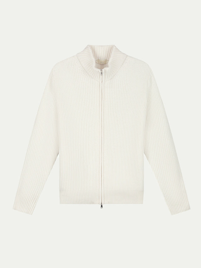 Ivory Alpine Ribbed Vest