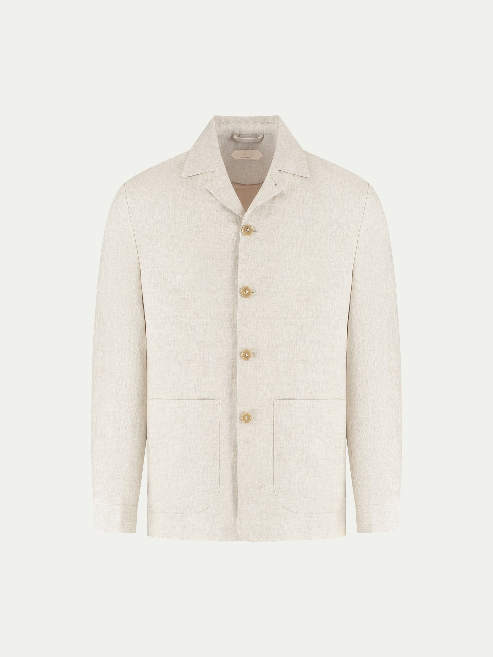 Beige Linen Leisure Blazer