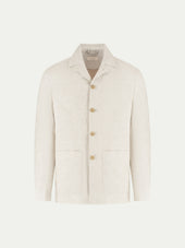 Beige Linen Leisure Blazer