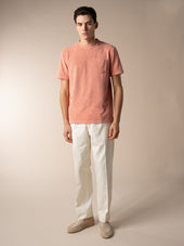 Coral Terry Towelling T-Shirt