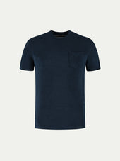 Navy Terry Towelling T-Shirt