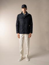 Dark Blue Denim Magnetic Field Jacket