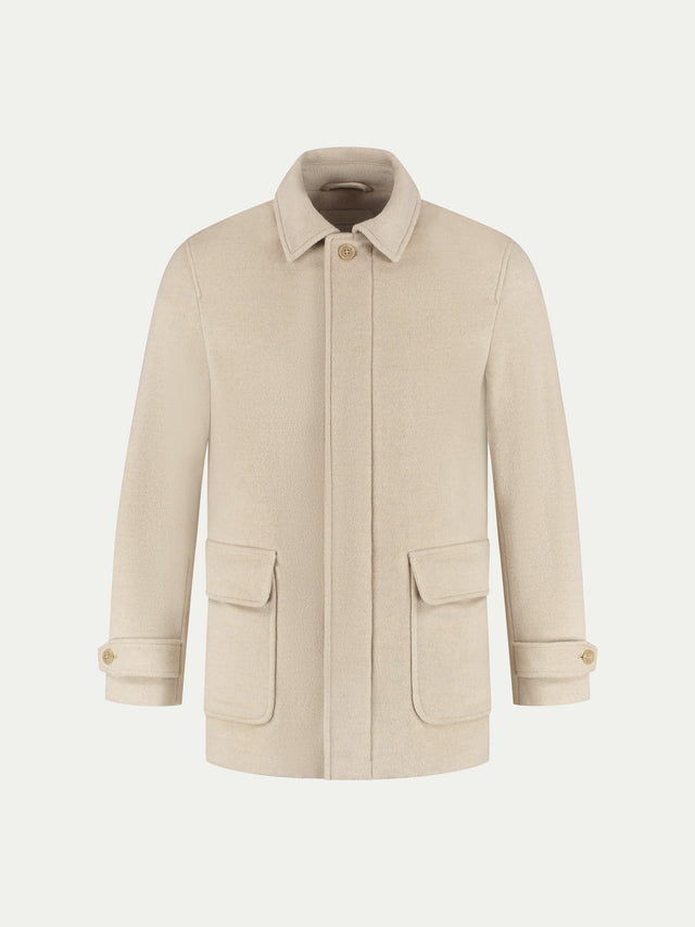 Light Beige Overcoat