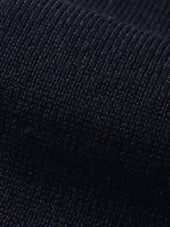 Extrafine Merino Zipper Sweater Navy