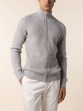 Light Grey Rib Vest