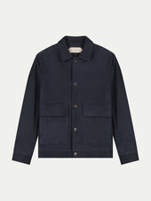 Navy Suede Jacket