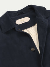 Navy Suede Jacket