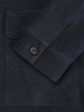 Navy Suede Jacket