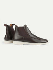 City Chelsea Boots Brown Grain