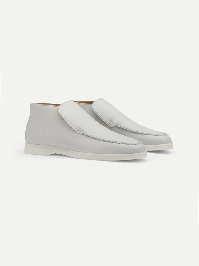 Classic Grey Grain City Loafer