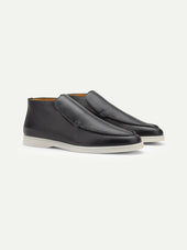 Navy Grain City Loafer