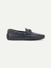 Navy Leather Driving Shoes