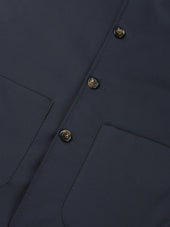 Navy Technical Leisure Blazer